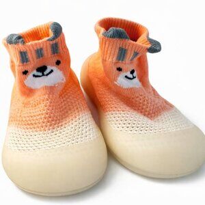 Attipas Toddler Sock Shoes Size 12.5 Fox Orange Barefoot Prewalker-AC266